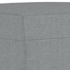 vidaXL Ensemble de canap&eacute;s 4 pcs coussins gris clair tissu