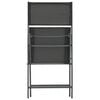 vidaXL Mobilier de salle &agrave; manger d'ext&eacute;rieur 7 pcs Acier