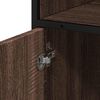 vidaXL Armoire de bain ch&ecirc;ne marron 35x37,5x100 cm bois d'ing&eacute;nierie