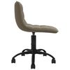 vidaXL Chaises pivotantes &agrave; manger lot de 2 Gris clair Velours