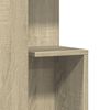 vidaXL Table d'appoint ch&ecirc;ne sonoma 35x35x60 cm bois d'ing&eacute;nierie