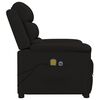 vidaXL Fauteuil de massage Noir Velours