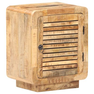 vidaXL Table de chevet 40x30x50 cm Bois de manguier brut