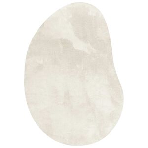 vidaXL Tapis de surface HUARTE Cr&egrave;me 80 x 150 cm Polyester