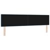 vidaXL T&ecirc;te de lit avec t&ecirc;te de lit Bleu fonc&eacute; 200 cm Cuir synth&eacute;tique