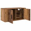 vidaXL Ensemble de meuble TV mural 2 pcs Bois Ancien 80 x 34,5 x 40 cm
