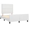 vidaXL Cadre de lit sans matelas blanc 120x200 cm similicuir