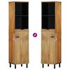vidaXL Ensemble de meubles de salle de bain 3 pcs marron
