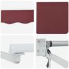 vidaXL Auvent r&eacute;tractable automatique bordeaux 450x300 cm