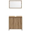 vidaXL Ensemble de meubles salle de bain 3 pcs bois d'ing&eacute;nierie