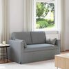 vidaXL Canap&eacute; 120cm Gris clair M&eacute;tал