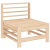 vidaXL Salon de jardin 4 pcs bois massif de pin