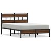 vidaXL Cadre de lit sans matelas ch&ecirc;ne marron 120x200 cm
