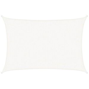 vidaXL Voile d'ombrage 160 g/m&sup2; Blanc 2x2,5 m PEHD