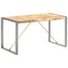 vidaXL Table &agrave; manger 140x70x75 cm bois de manguier massif brut