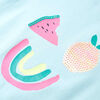 T-shirt pour enfants aqua clair 104