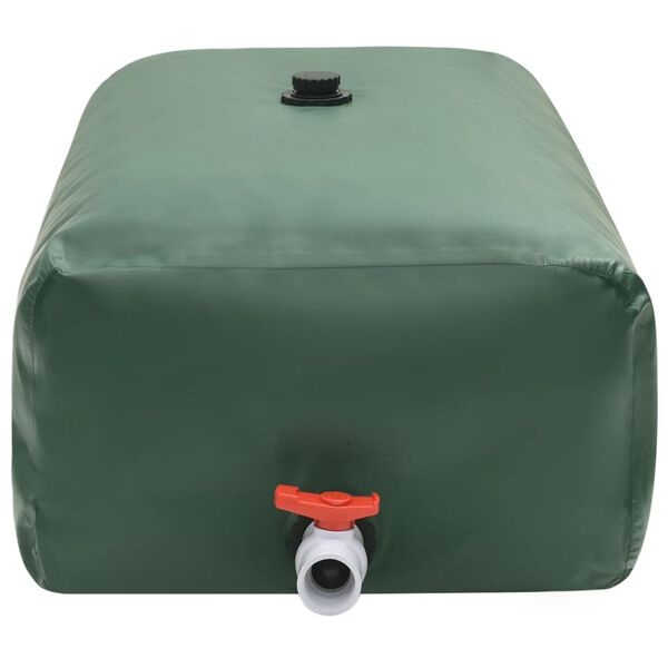 vidaXL R&eacute;servoir d'eau avec robinet pliable 500 L PVC
