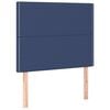 vidaXL T&ecirc;te de lit Bleu 100x5x118/128 cm Tissu
