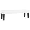 vidaXL Sommier &agrave; lattes de lit avec matelas Blanc 180x200cm Similicuir