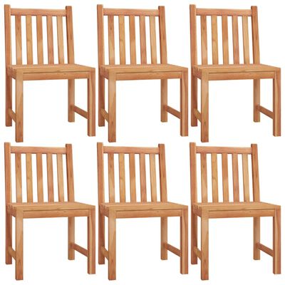 vidaXL Ensemble à manger de jardin 7 pcs Bois de teck solide