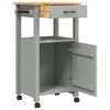 vidaXL Chariot de cuisine MONZA 48x40x88,5 cm bois massif de pin