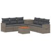vidaXL Ensemble de Canap&eacute;s 8 pc Gris et Gris fonc&eacute;