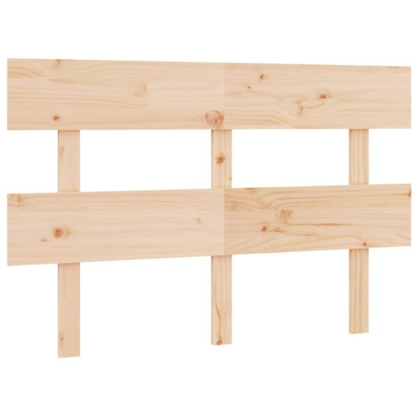 vidaXL T&ecirc;te de lit 164x3x81 cm Bois massif de pin