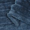 vidaXL Couvertures &agrave; jeter 6 pcs Bleu marine 270 x 240 cm Toison