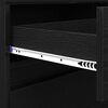 vidaXL Unites TV 2 pcs Ch&ecirc;ne noir 180 x 34 x 50 cm Bois d'ing&eacute;nierie