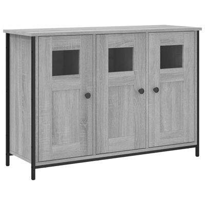 vidaXL Buffet sonoma gris 100x35x70 cm bois d'ingénierie