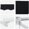 vidaXL Store r&eacute;tractable manuel avec LEDs Noir 3 x 2,5 m