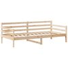 vidaXL Lit de jour avec toit sans matelas 90x200 cm bois massif