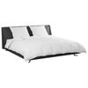 vidaXL Ensemble de Duvet avec oreiller 3 pcs Blanc Plume de canard