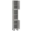 vidaXL Armoire de salle de bain gris b&eacute;ton 30x30x190 cm