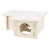 TRIXIE Maison pour rongeurs &agrave; 3 chambres 25x10x25 cm Bois