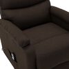 vidaXL Fauteuil Marron fonc&eacute; Tissu