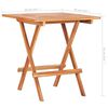 vidaXL Ensemble de bistro 3 pcs avec coussins blanc cr&egrave;me Bois de teck