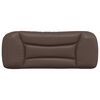 vidaXL Coussin de tête de lit Hvar marron 100 cm similicuir