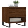 vidaXL Tables basses 2 pcs ch&ecirc;ne marron 50x46x50 cm bois d'ing&eacute;nierie