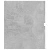 vidaXL Ensemble de meubles de salle de bain Gris b&eacute;ton Agglom&eacute;r&eacute;