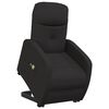 vidaXL Fauteuil de massage Noir Tissu