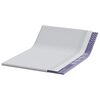 vidaXL Surmatelas Blanc 160 x 200 cm Tissu Jacquard
