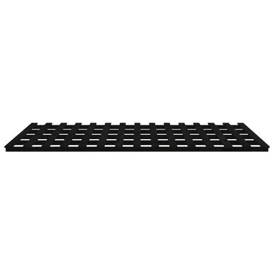 vidaXL Cadre de lit sans matelas noir 200x200 cm bois massif de pin