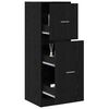 vidaXL Cabinet de Pharmacie Ch&ecirc;ne noir 40 x 41 x 118 cm