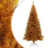 vidaXL Sapin de No&euml;l artificiel avec support Dor&eacute; 240 cm PET