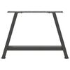 vidaXL Pieds de table basse en forme de A 2 pi&egrave;ces Anthracite 70 x (42-43) cm Acier