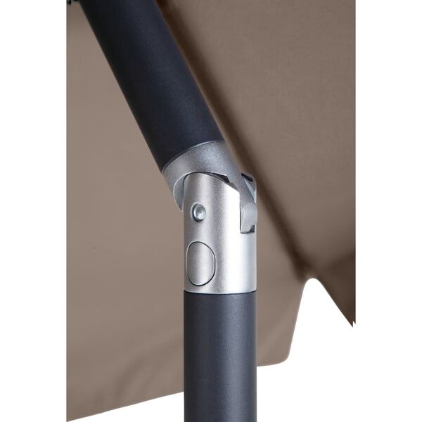 Madison Parasol de jardin Tenerife 300 cm rond taupe