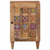 vidaXL Armoire de salle de bain avec porte Naturel 38 x 33,5 x 58 cm