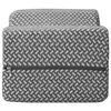 vidaXL Coussin pour genoux Couleur unie Gris 26 x 21,5 x 15 cm