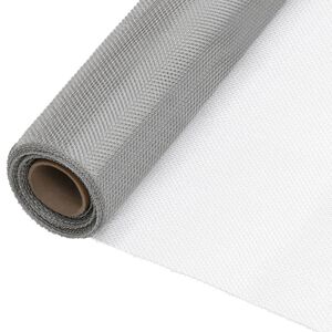vidaXL Mailles 112 x 500 cm Mesh Acier Inoxydable 201 Argent&eacute;